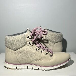 Cole Haan Zerogrand Hiker Boots - Grey Glitter/Purple